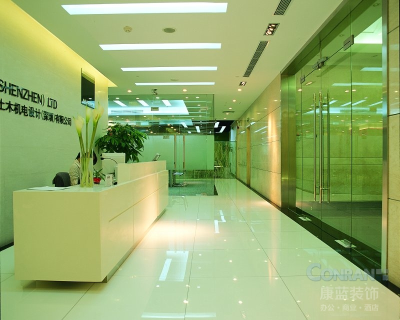 邁進集團深圳辦公室裝修（前廳區(qū)域）